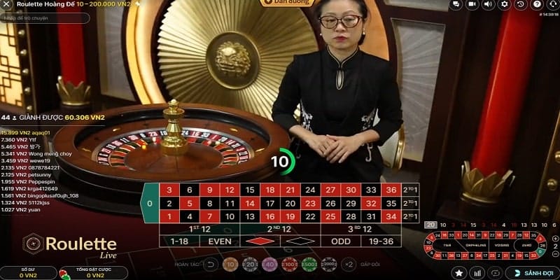 Roulette có tỷ lệ ăn cao giúp bạn thu về lãi suất lớn